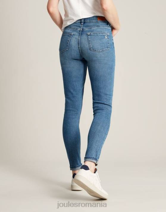 Joules femeilor blugi skinny stretch monroe cu talie mare 48DH1 îmbrăcăminte denim lejer | Joules Romania