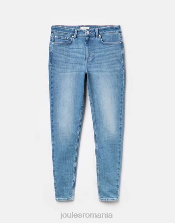 Joules femeilor blugi skinny stretch monroe cu talie mare 48DH1 îmbrăcăminte denim lejer | Joules Romania