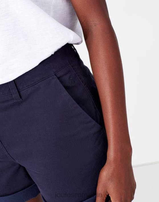 Joules femeilor pantaloni scurți chino cruise de lungime medie 48DH82 îmbrăcăminte marina franceză | Joules Romania