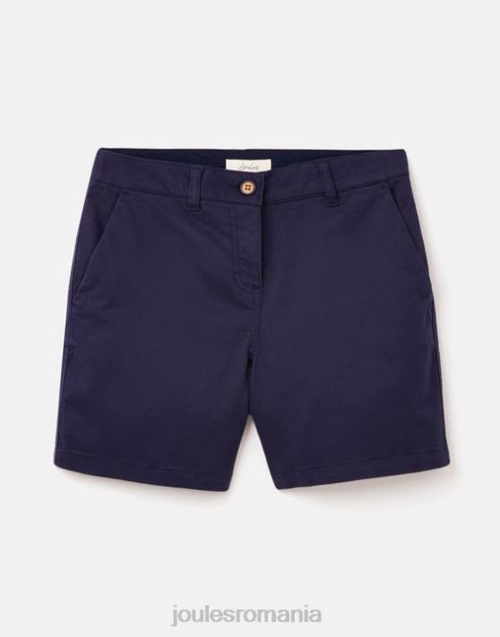 Joules femeilor pantaloni scurți chino cruise de lungime medie 48DH82 îmbrăcăminte marina franceză | Joules Romania