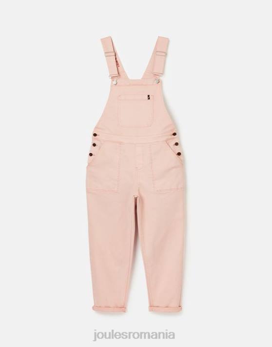 Joules femeilor salopetă din denim cu rampă 48DH109 îmbrăcăminte roz | Joules Romania