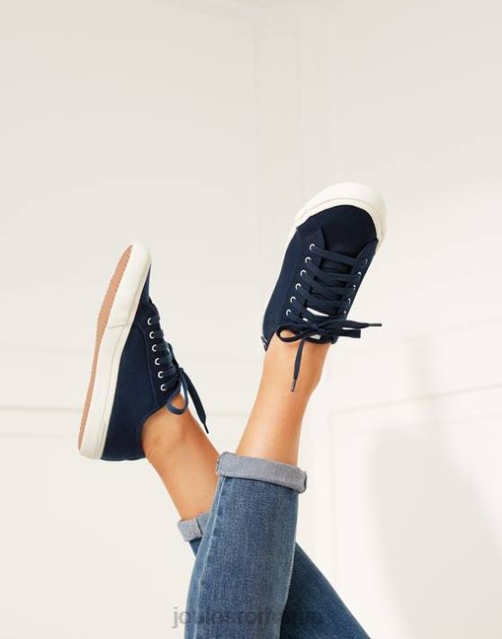Joules femeilor adidași organici cu pompă coasta 48DH140 încălţăminte marina franceză | Joules cizme