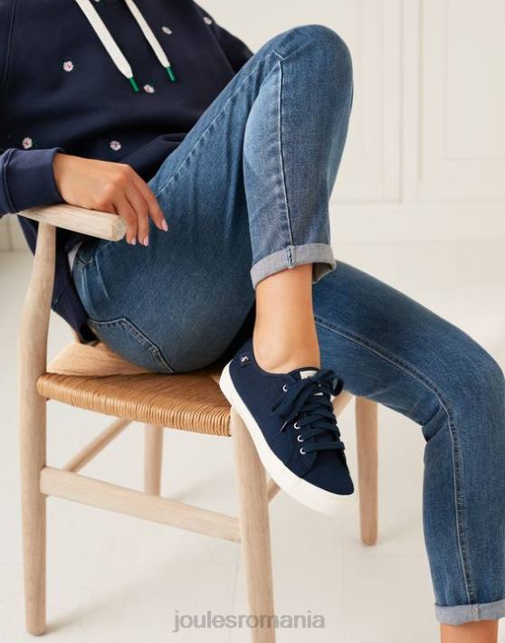 Joules femeilor adidași organici cu pompă coasta 48DH140 încălţăminte marina franceză | Joules cizme