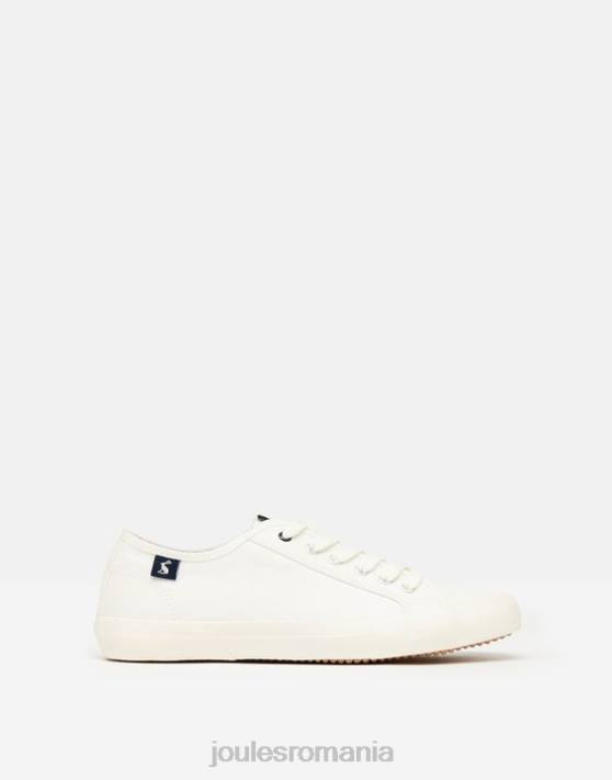 Joules femeilor adidași organici cu pompă coasta 48DH141 încălţăminte alb | Joules bags