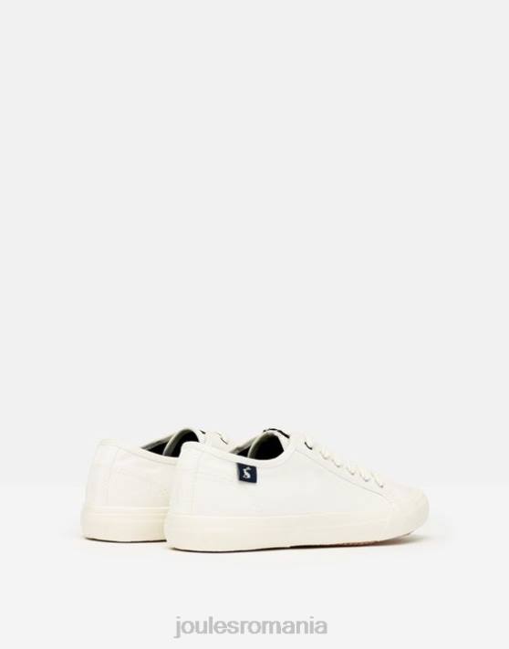 Joules femeilor adidași organici cu pompă coasta 48DH141 încălţăminte alb | Joules bags