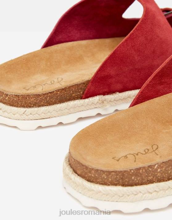 Joules femeilor glisori cu cataramă lucinda din piele intoarsa 48DH143 încălţăminte multi roz | Joules cizme