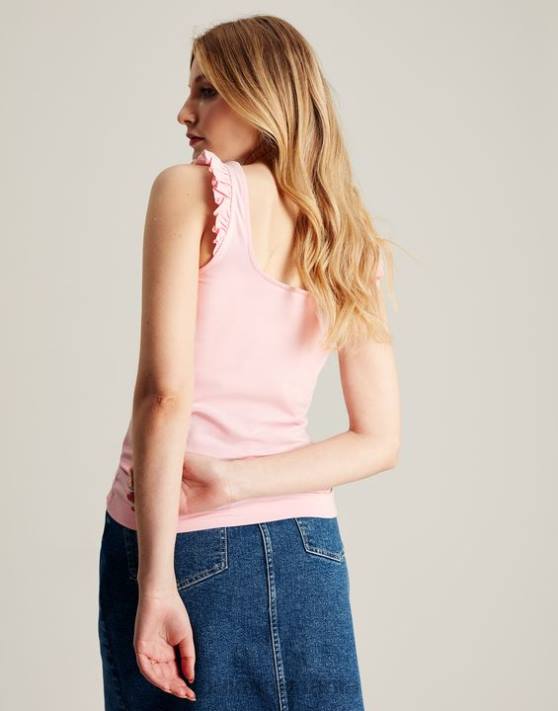 Joules femeilor rezervor claire frill 48DH117 îmbrăcăminte roz | Joules bags