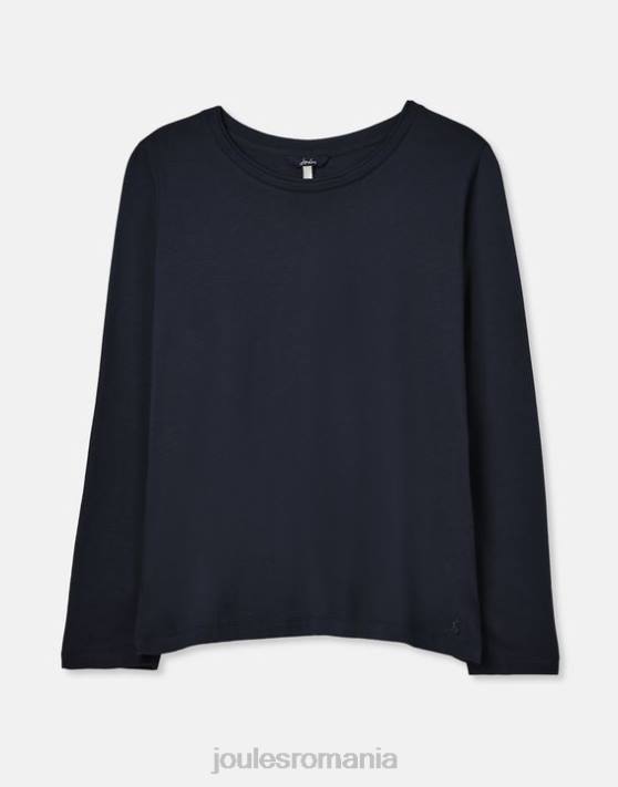 Joules femeilor top cu mânecă lungă Holly Crew 48DH36 îmbrăcăminte marina franceză | Joules bags