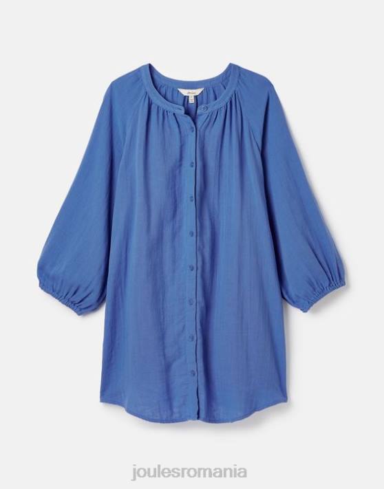 Joules femeilor bluză cu nasture calais 48DH121 îmbrăcăminte etnblu | Joules Romania