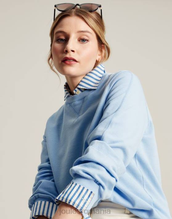 Joules femeilor hanorac amina cu gât crew 48DH21 îmbrăcăminte cerul yorkshire | Joules bags