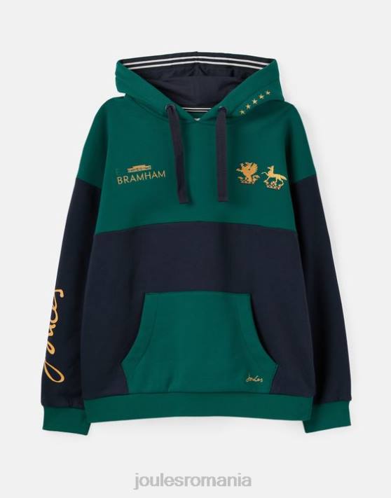 Joules femeilor hanorac bramham unisex cu glugă 48DH68 îmbrăcăminte Pacific | Joules cizme