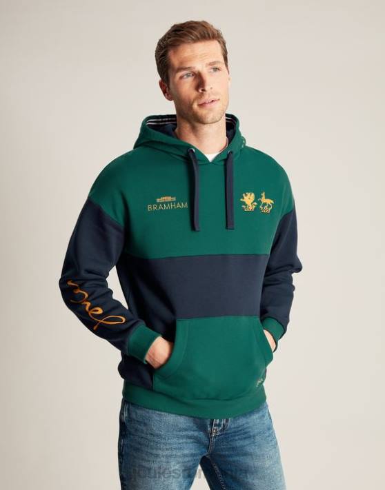 Joules femeilor hanorac bramham unisex cu glugă 48DH68 îmbrăcăminte Pacific | Joules cizme
