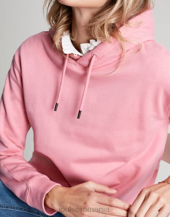 Joules femeilor katie hanorac relaxat cu glugă 48DH67 îmbrăcăminte roz | Joules Romania