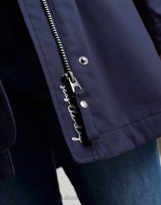 Joules femeilor haină de ploaie Padstow 48DH8 îmbrăcăminte marina franceză | Joules cizme