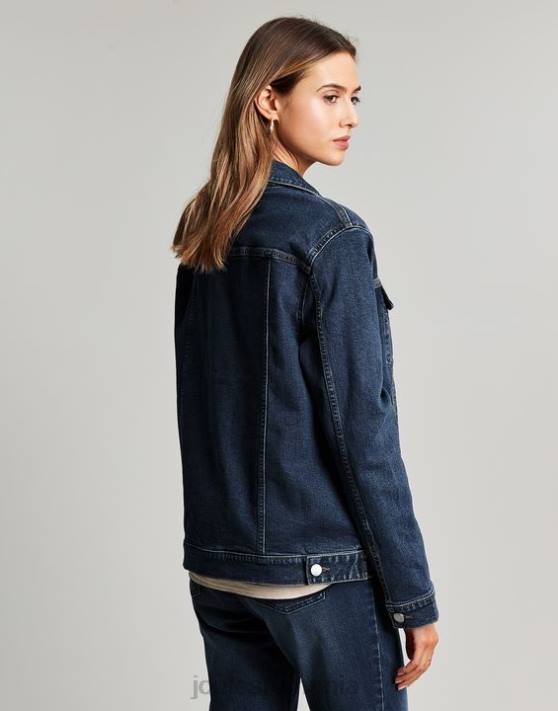 Joules femeilor jachetă de denim relaxată Arkley 48DH57 îmbrăcăminte indigo | Joules bags