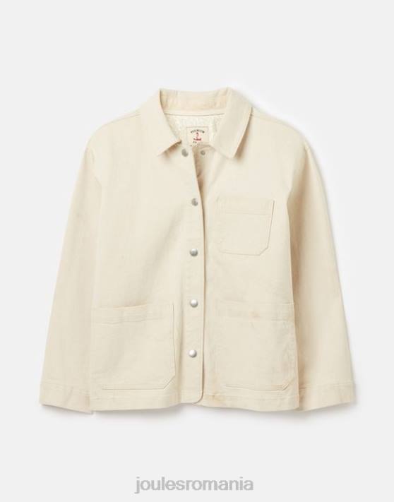 Joules femeilor jachetă denim alice 48DH45 îmbrăcăminte ecru | Joules bags