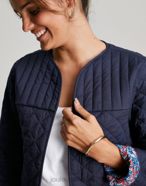 Joules femeilor jachetă matlasată 48DH136 îmbrăcăminte indigo | Joules Romania