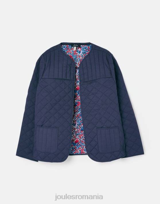 Joules femeilor jachetă matlasată 48DH136 îmbrăcăminte indigo | Joules Romania