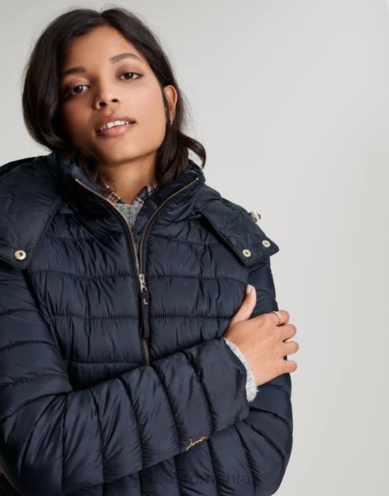 Joules femeilor palton lung canterbury 48DH95 îmbrăcăminte marina marina | Joules cizme