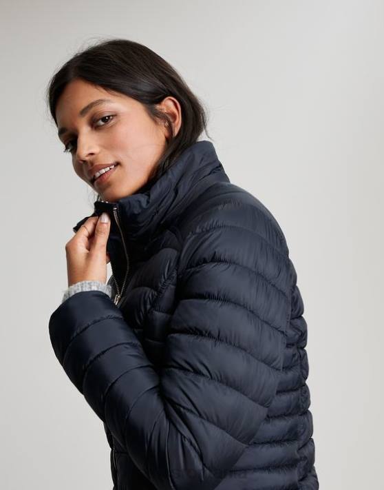 Joules femeilor palton lung canterbury 48DH95 îmbrăcăminte marina marina | Joules cizme