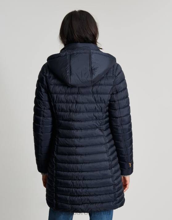 Joules femeilor palton lung canterbury 48DH95 îmbrăcăminte marina marina | Joules cizme