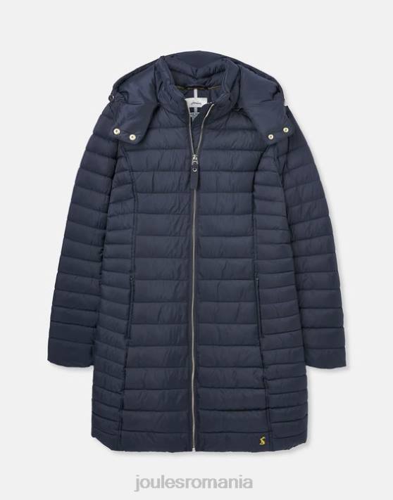 Joules femeilor palton lung canterbury 48DH95 îmbrăcăminte marina marina | Joules cizme