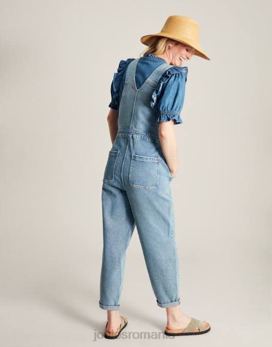 Joules femeilor salopete cu picioare drepte 48DH61 îmbrăcăminte indigo deschis | Joules Romania
