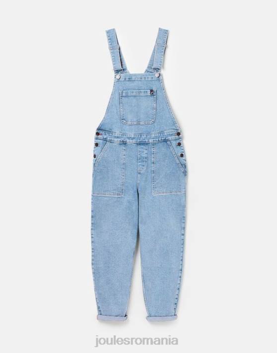 Joules femeilor salopete cu picioare drepte 48DH61 îmbrăcăminte indigo deschis | Joules Romania