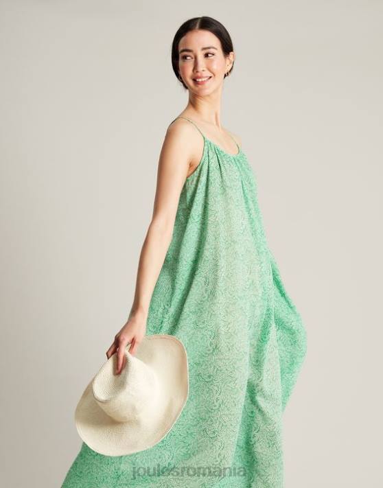 Joules femeilor rochie de plajă amanda 48DH93 îmbrăcăminte verde floral | Joules bags