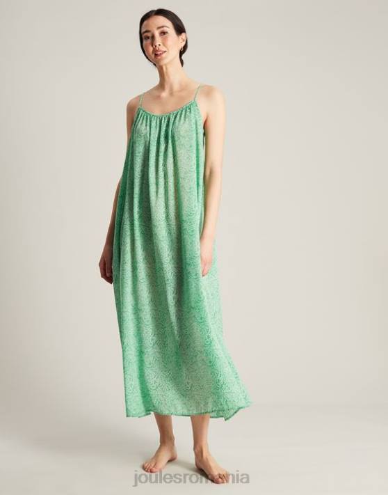 Joules femeilor rochie de plajă amanda 48DH93 îmbrăcăminte verde floral | Joules bags