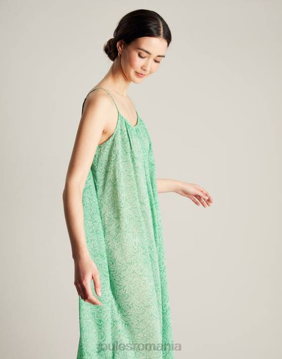 Joules femeilor rochie de plajă amanda 48DH93 îmbrăcăminte verde floral | Joules bags