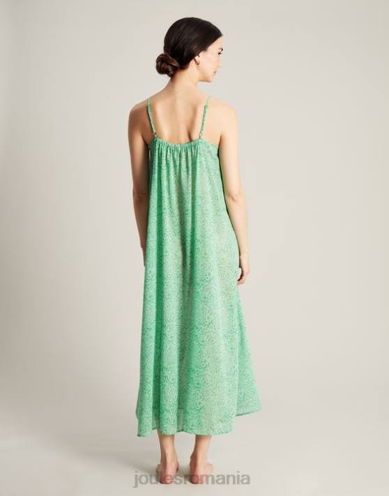 Joules femeilor rochie de plajă amanda 48DH93 îmbrăcăminte verde floral | Joules bags