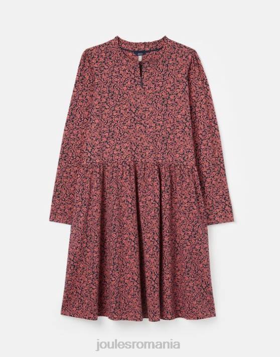 Joules femeilor rochie din jerse aurora cu fermoar 48DH38 îmbrăcăminte trandafir ditsy | Joules cizme