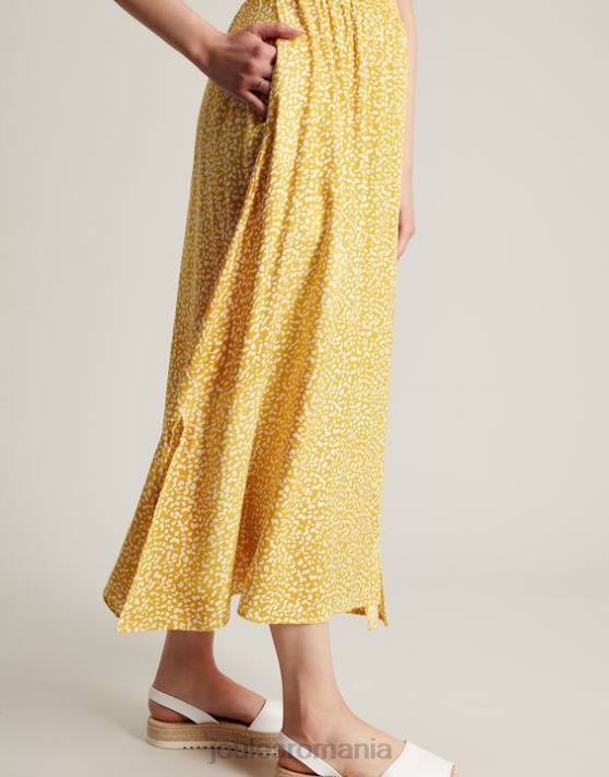 Joules femeilor rochie rochelle 48DH43 îmbrăcăminte pată galbenă | Joules Romania