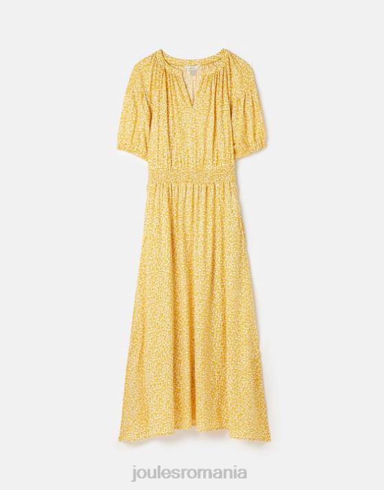 Joules femeilor rochie rochelle 48DH43 îmbrăcăminte pată galbenă | Joules Romania