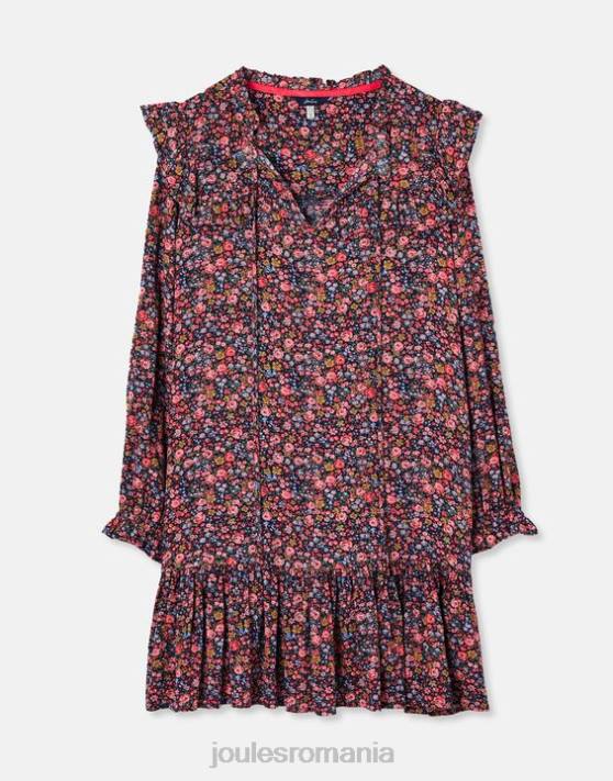 Joules femeilor tunică cu etaje cu volan cu gaura cheii rubin 48DH30 îmbrăcăminte marine posey | Joules bags