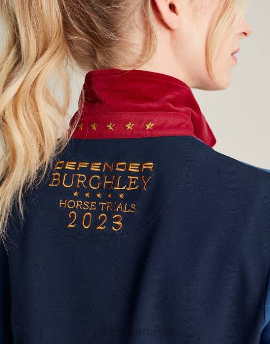 Joules femeilor tricou polo burghley 48DH114 îmbrăcăminte albastru închis | Joules bags