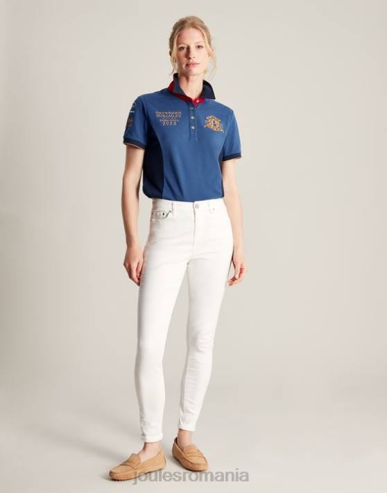 Joules femeilor tricou polo burghley 48DH114 îmbrăcăminte albastru închis | Joules bags
