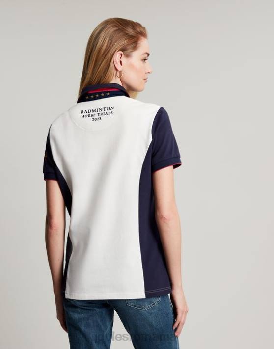 Joules femeilor tricou polo împodobit badminton 48DH75 îmbrăcăminte cremă | Joules bags