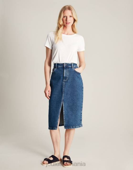 Joules femeilor tricou carley solid clasic crew 48DH103 îmbrăcăminte alb strălucitor | Joules Romania