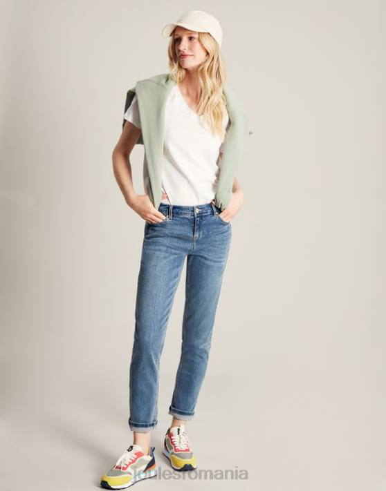 Joules femeilor tricou celina solid cu decolteu în V 48DH60 îmbrăcăminte alb strălucitor | Joules bags