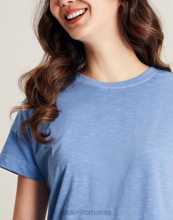 Joules femeilor tricou macey cu maneca scurta 48DH81 îmbrăcăminte albastru | Joules bags