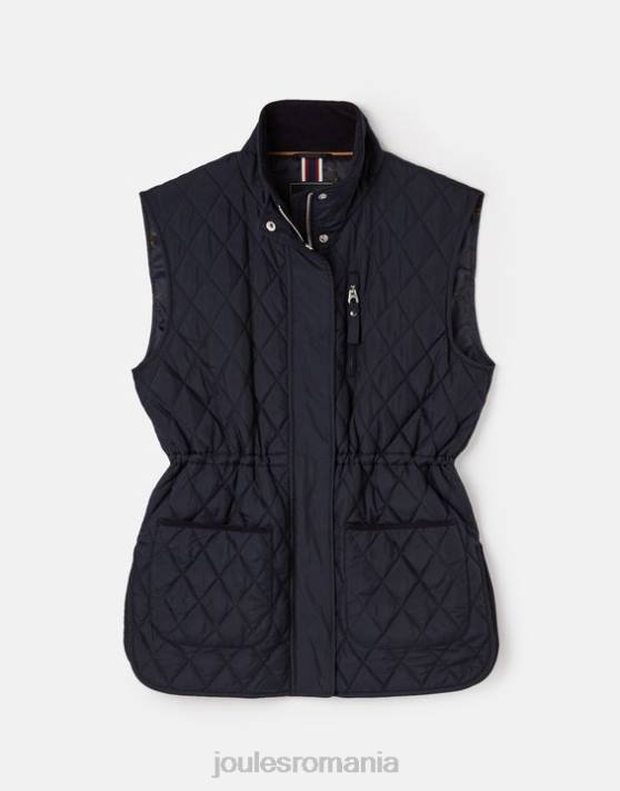 Joules femeilor vesta de pilota cu diamante kempton 48DH39 îmbrăcăminte marina marina | Joules bags