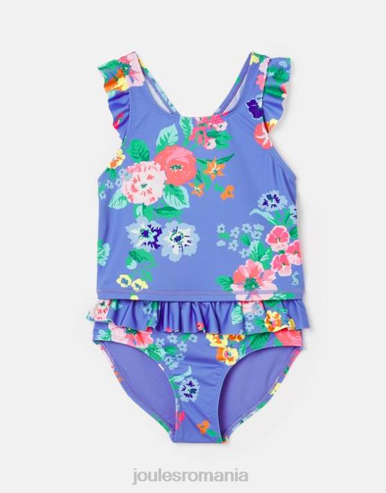 Joules fetelor laurielle tankini 2-12 ani 48DH319 îmbrăcăminte albastru floral | Joules Romania