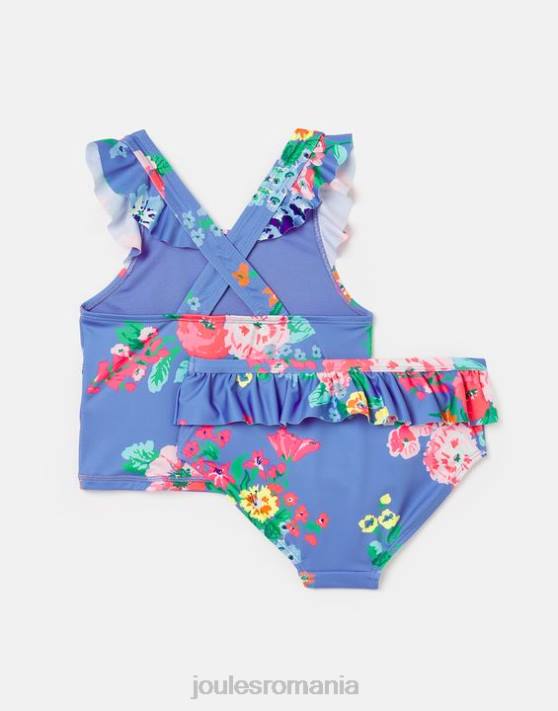 Joules fetelor laurielle tankini 2-12 ani 48DH319 îmbrăcăminte albastru floral | Joules Romania