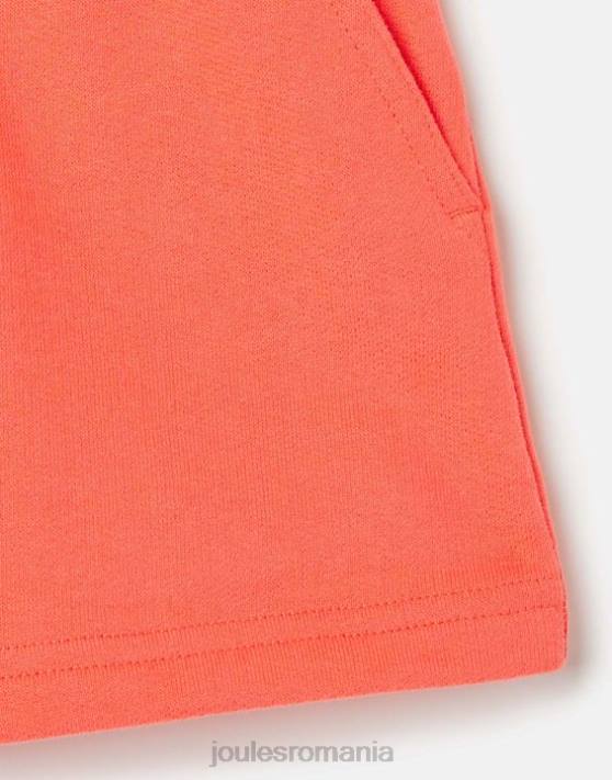 Joules fetelor pantaloni scurți din tricou reilley 2-12 ani 48DH277 îmbrăcăminte coral | Joules Romania