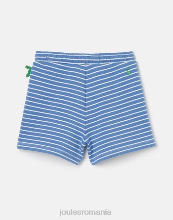 Joules fetelor pantaloni scurți transpirați hamden noutate 2-8 ani 48DH298 îmbrăcăminte dungă albastră căpșuni | Joules Romania