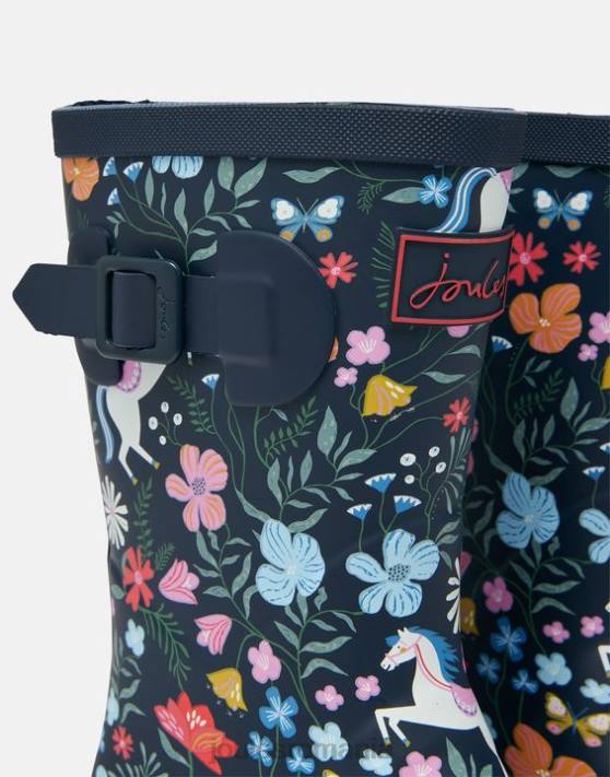 Joules fetelor cizme de ploaie imprimate 48DH330 încălţăminte marina ecvestră | Joules bags