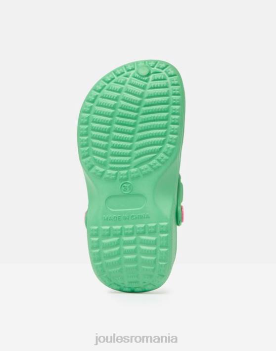 Joules fetelor poole aluneca pe saboti 48DH325 încălţăminte leopard roz verde | Joules Romania