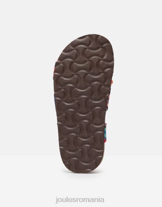 Joules fetelor sandale tessie cu curea multiplă cu velcro 48DH332 încălţăminte bijuterie albastră ditsy | Joules cizme